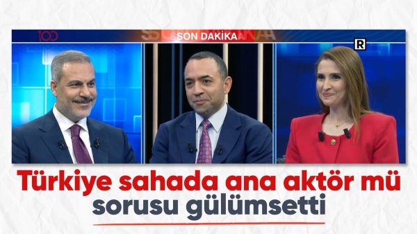 Hakan Fidan'ı tebessüm ettiren soru: Sahada ana aktör müyüz