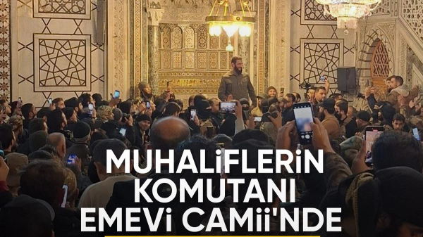 HTŞ lideri Muhammed el Colani, Emevi Camii'ni ziyaret etti