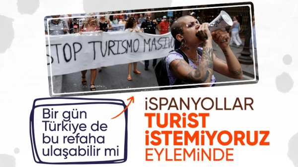 İspanya'da aşırı turizm protestoları sürüyor: Turistler evine dönsün