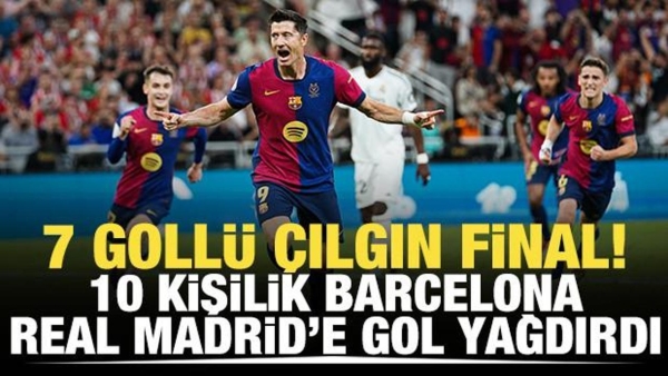 İspanya Süper Kupası Barcelona'nın!
