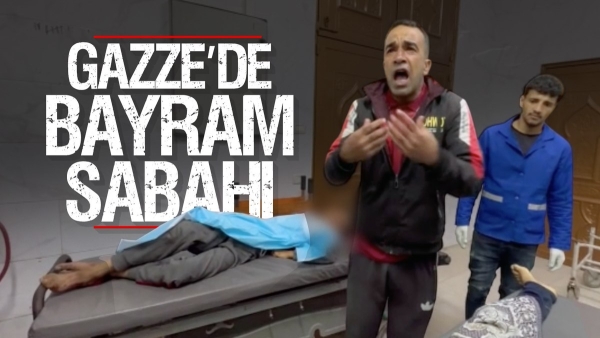 İsrail, bayram sabahı Gazze'yi yine kana buladı