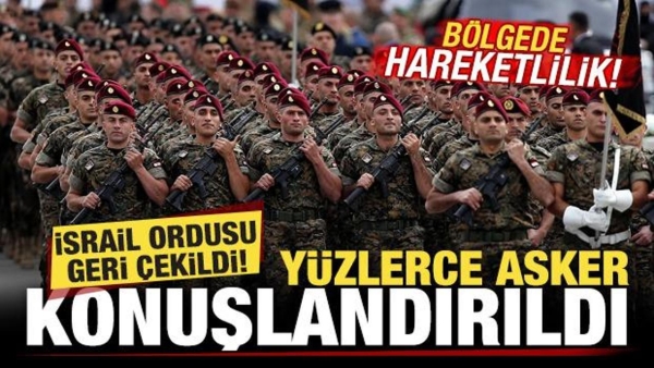Bölgede hareketlilik! İsrail ordusu geri çekildi! Yüzlerce asker konuşlandırıldı