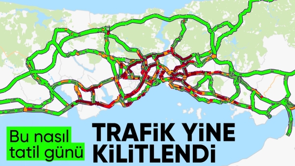 İstanbul'da 9 günlük bayram tatiline rağmen trafik azalmadı