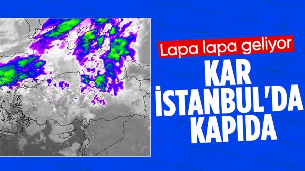 İstanbul'da kar kapıya dayandı: Trakya'da kar yağışı etkili oluyor