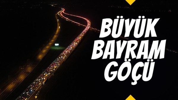 İstanbul'dan çıkışlar trafiği durma noktasına getirdi