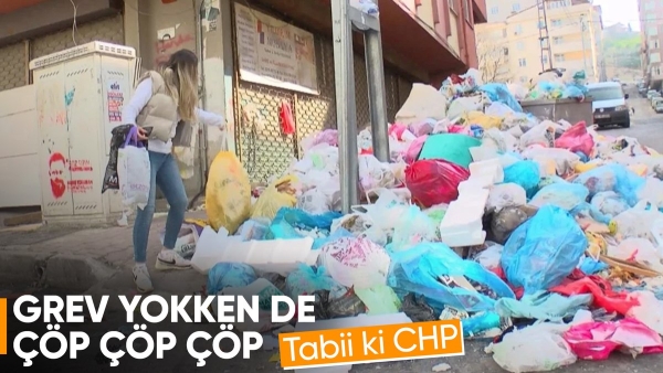 İstanbul Maltepe'de toplanmayan çöpler vatandaşları bıktırdı