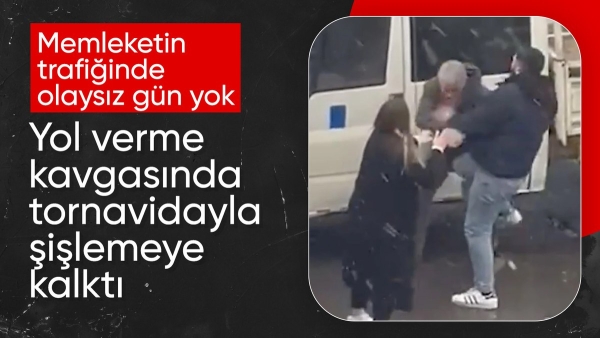 İstanbul Pendik'te trafikte tornavidalı yol verme kavgası