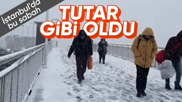 İstanbul'un yüksek kesimlerinde kar yağışı etkili oldu