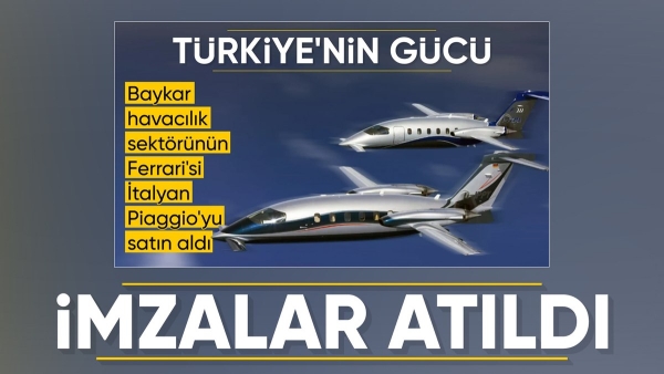 İtalyan devi Piaggio Aerospace'in Baykar'a devri için ilk imza atıldı