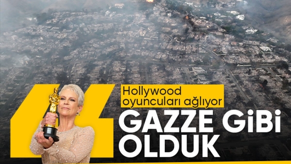 Jamie Lee Curtis, Los Angeles'taki orman yangınını Gazze'ye benzetti