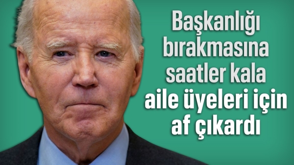 Joe Biden'dan siyasi misillemelere engel: Af çıkardı