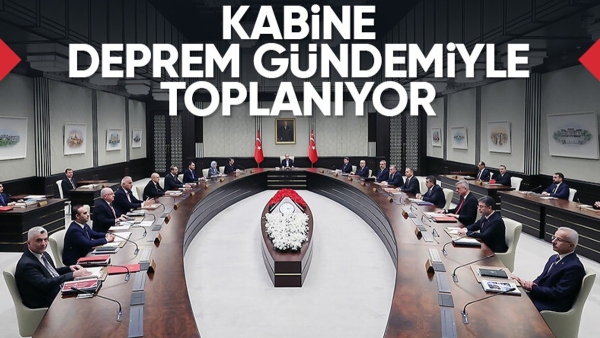 Kabine, Cumhurbaşkanı Erdoğan liderliğinde toplanıyor: Gündem İstanbul depremi