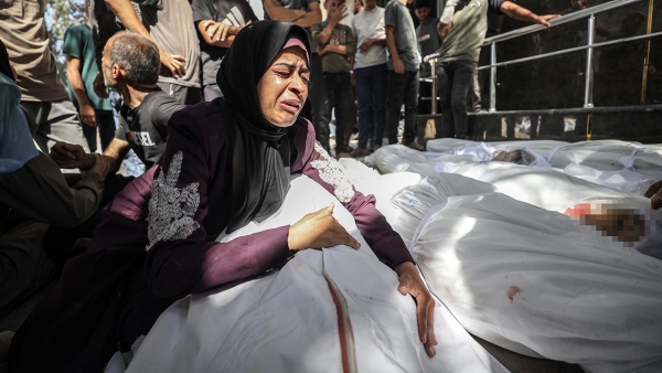 Katil İsrail'in Gazze Şeridi'ne düzenlediği saldırılarda 58 kişi hayatını kaybetti