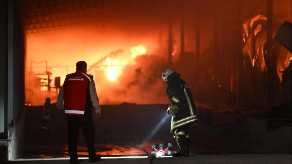 Kayseri'de mantar üretim tesisinde yangın