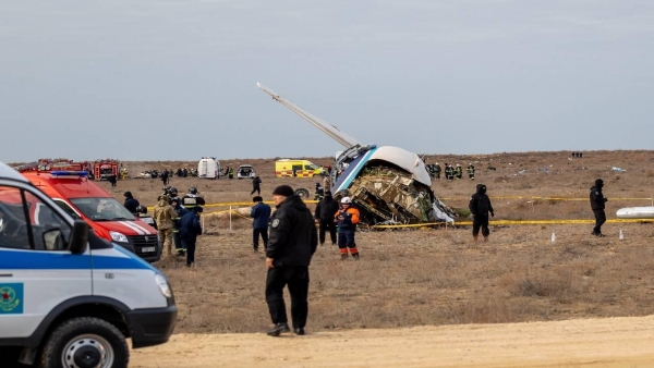 Kazakistan: Aktau'da düşen Azerbaycan Havayolu Şirketi'ne ait uçakta 38 kişi öldü