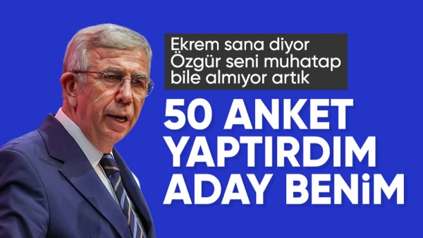 Mansur Yavaş: Anketlerin hepsinde birinci çıkıyorum