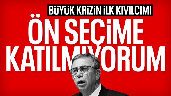 Mansur Yavaş, ön seçime katılmayacağını açıkladı