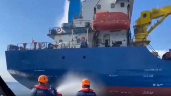 Marmara Denizi'nde gemi yangını: 2 ölü