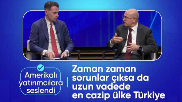 Mehmet Şimşek, ABD'de yatırımcılara seslendi: Türkiye büyük bir ekonomi