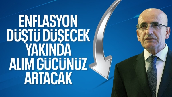 Mehmet Şimşek: Enflasyon beklentilerindeki iyileşme devam ediyor