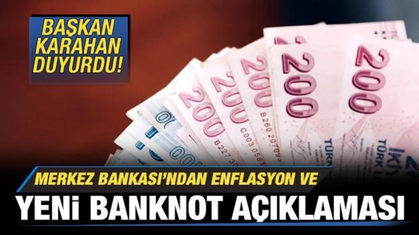 Merkez Bankası'ndan son dakika enflasyon ve yeni banknot a&ccedil;ıklaması!