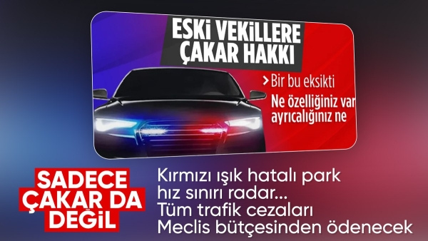 Milletvekillerine trafik muafiyeti: Tüm cezalarını TBMM ödeyecek