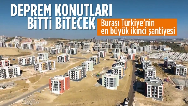Murat Kurum'dan 'deprem konutları' paylaşımı: 174 ayrı alanda, 1900 şantiye…