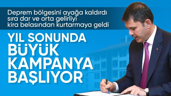 Murat Kurum duyurdu: Yeni sosyal konut kampanyası başlıyor