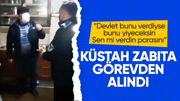 Ordu'da zabıta, yardım alan yaşlı vatandaşa skandal sözleri sonrası görevden uzaklaştırıldı
