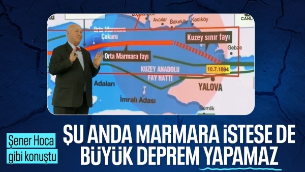 Övgün Ahmet Ercan: Marmara istese bile büyük deprem üretemez
