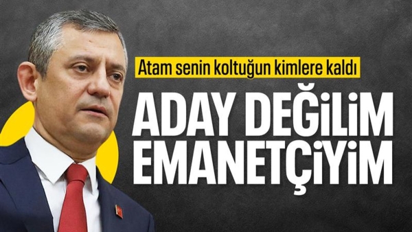 Özgür Özel: Cumhurbaşkanlığına adaylık niyetim yok