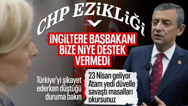 Özgür Özel'den İngiltere'ye sitem: Sessiz kalmanıza çok kırgınız