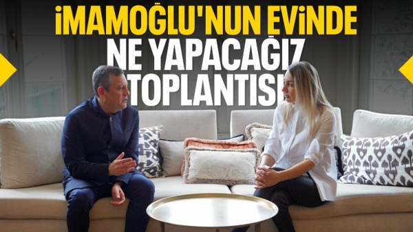 Özgür Özel, Ekrem İmamoğlu'nun evine geldi: Dilek İmamoğlu ile görüştü
