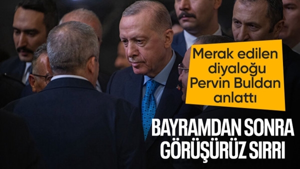Pervin Buldan, Cumhurbaşkanı Erdoğan ile Sırrı Süreyya Önder'in selamlaşmasını anlattı