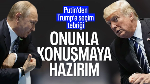 Putin, Trump'ın seçim zaferini kutladı