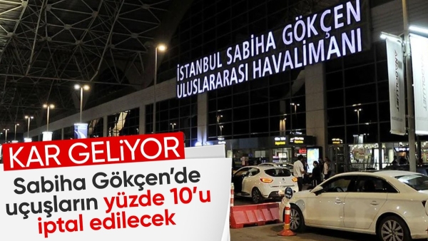Sabiha Gökçen Havalimanı'nı kullanacaklar dikkat: Uçuşlar azaltılıyor