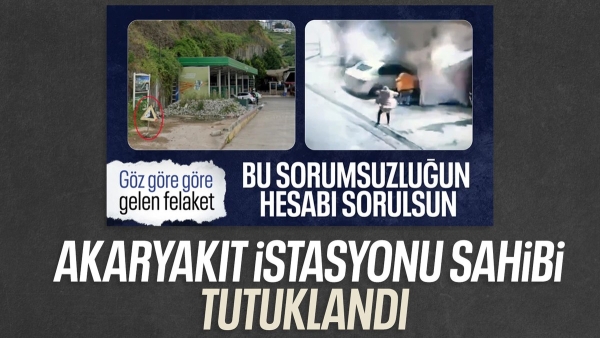 Samsun'da yaşanan heyelan felaketinde 1 tutuklama