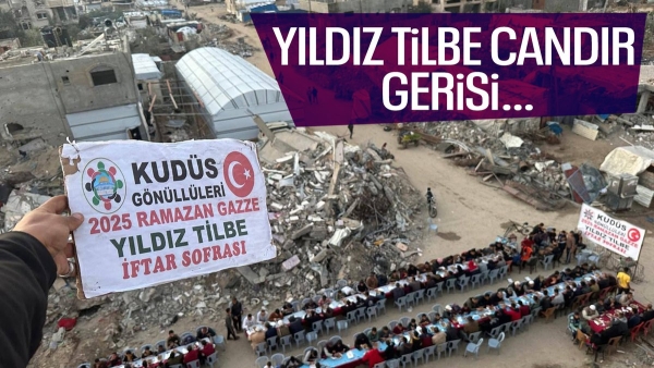 Sanatçı Yıldız Tilbe Gazze'de 4 bin kişilik iftar yemeği verdi