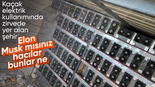 Şanlıurfa’da kaçak elektrikle kripto para üretimi yapılan tesis ortaya çıkarıldı