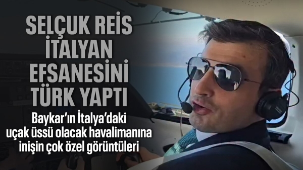 Selçuk Bayraktar, Piaggio P180'nin pilot koltuğuna oturdu