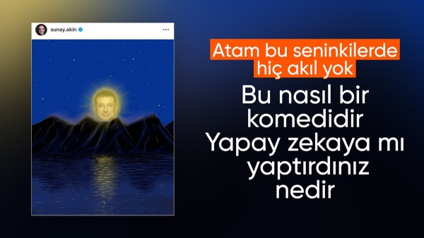 Sunay Akın'ın İmamoğlu'na destek paylaşımı