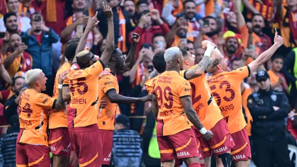 Süper Lig'de şampiyon Galatasaray