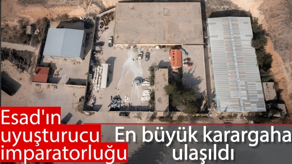 Suriye'de Esad'ın kardeşine ait olan uyuşturucu deposu bulundu