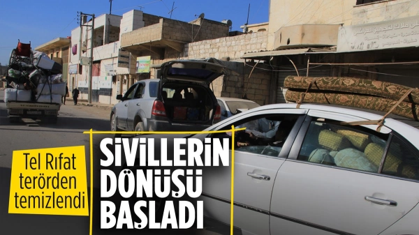 Suriye'de PKK/YPG'nin yerinden ettiği siviller dönüş yolunda