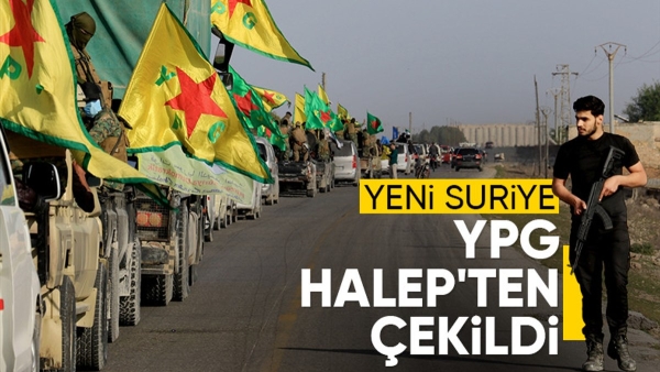Suriye'de SDG anlaşmasından sonra PKK/YPG'li teröristler Halep'ten çekiliyor