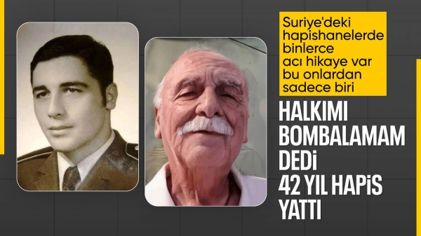 Suriye halkını bombalamayı reddettiği için hapsedilen pilot yıllar sonra serbest bırakıldı