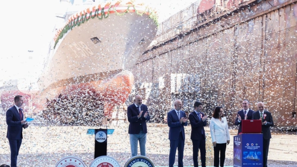 TCG İçel denize indirildi