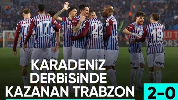 Trabzonspor, Karadeniz derbisinde Rizespor'u yendi