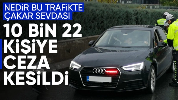 Trafikte 1 haftada 2 milyon 829 bin araç denetlendi
