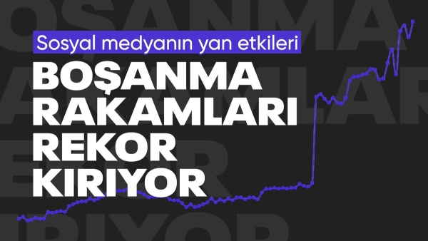 Türkiye'de boşanmalar artmaya başladı